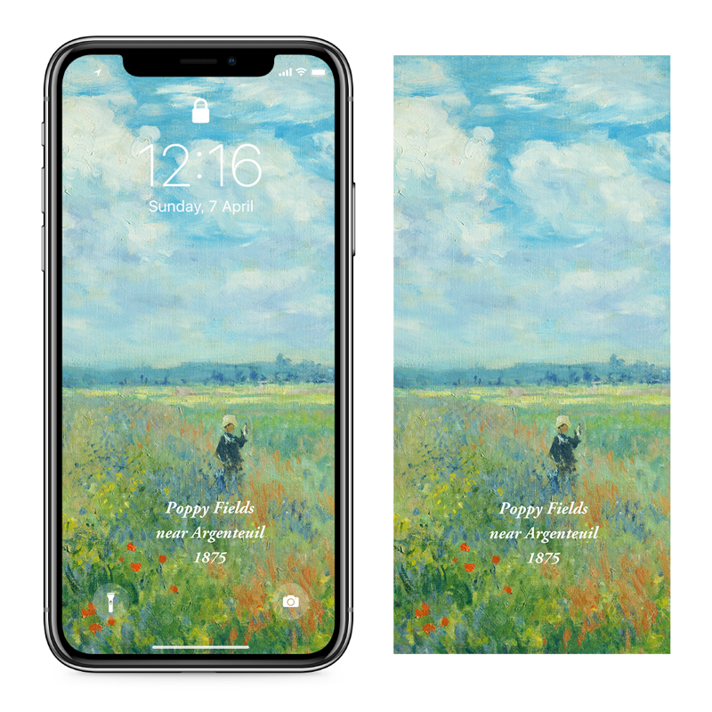 05 아르장퇴유의 양귀비 들판 C - Claude Monet 클로드 모네 배경화면