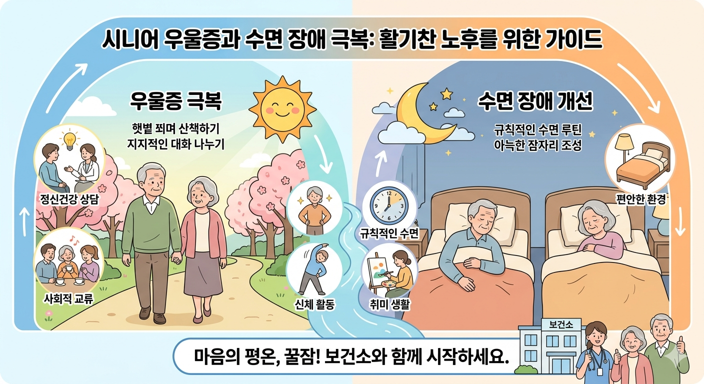 시니어 우울증과 수면 장애의 상관관계
