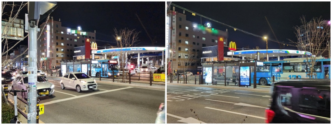 부산 버스정류장 사진