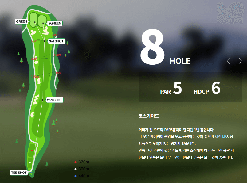 신안 컨트리클럽 오렌지코스 8