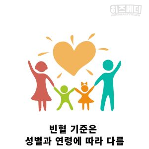 빈혈 수치 정상범위