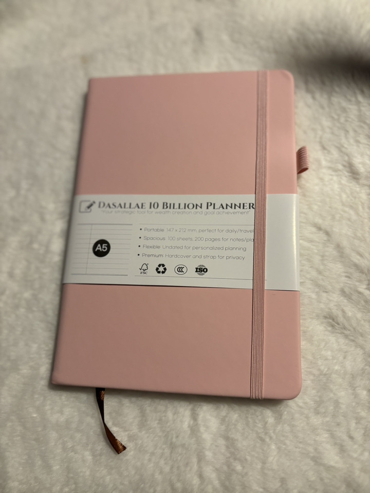 다살래 100억 부자 A5 다이어리 플래너