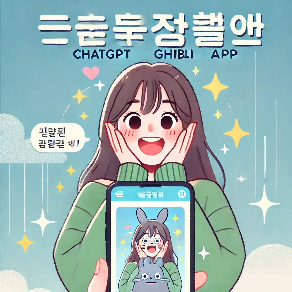 요즘 대세! 챗GPT 지브리 AI 앱으로 내 사진을 지브리 애니처럼!