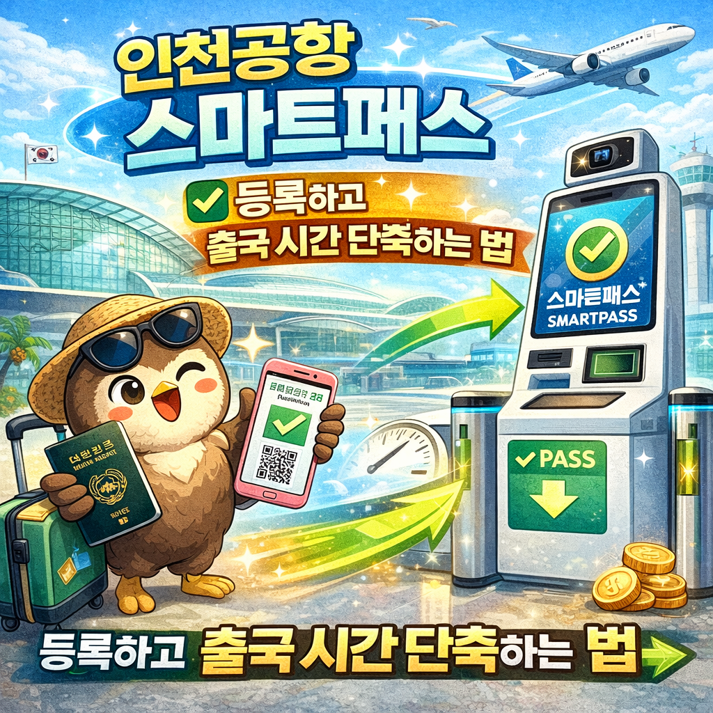 인천공항 스마트패스 등록하러 가기