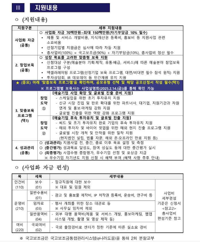 지원대상 지원자격