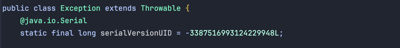 exception-serializable