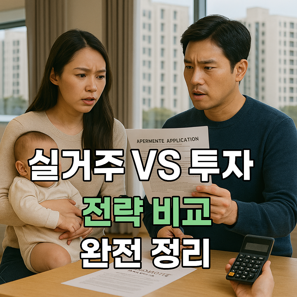 실거주와 투자 청약 전략 비교