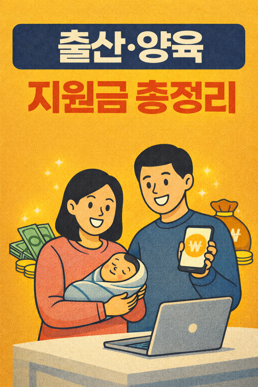 출산&middot;양육 지원금 총정리( 부모급여, 양육수당, 아동수당)