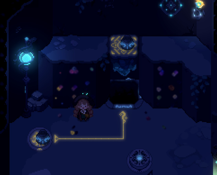 숲속의 작은 마녀 별무리 동굴 부유섬