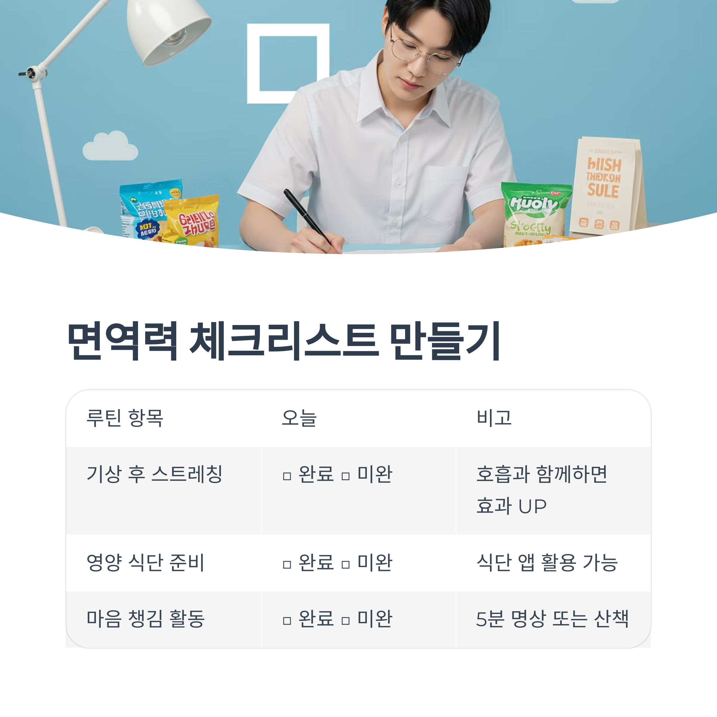 체크리스트로 꾸준함 유지하기