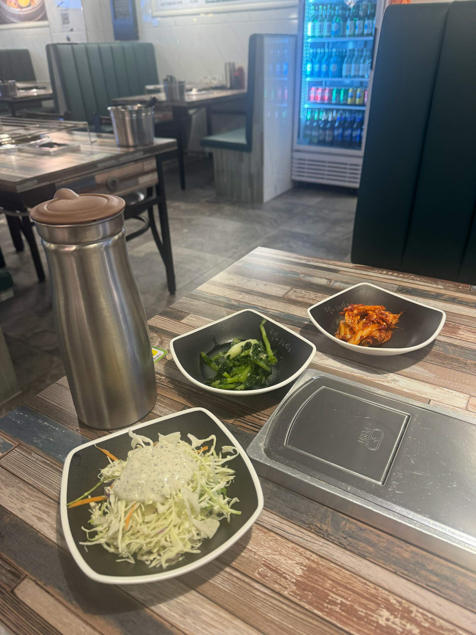 택이네 조개전골 기본반찬