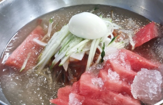 굿모닝대한민국 인천 수박냉면