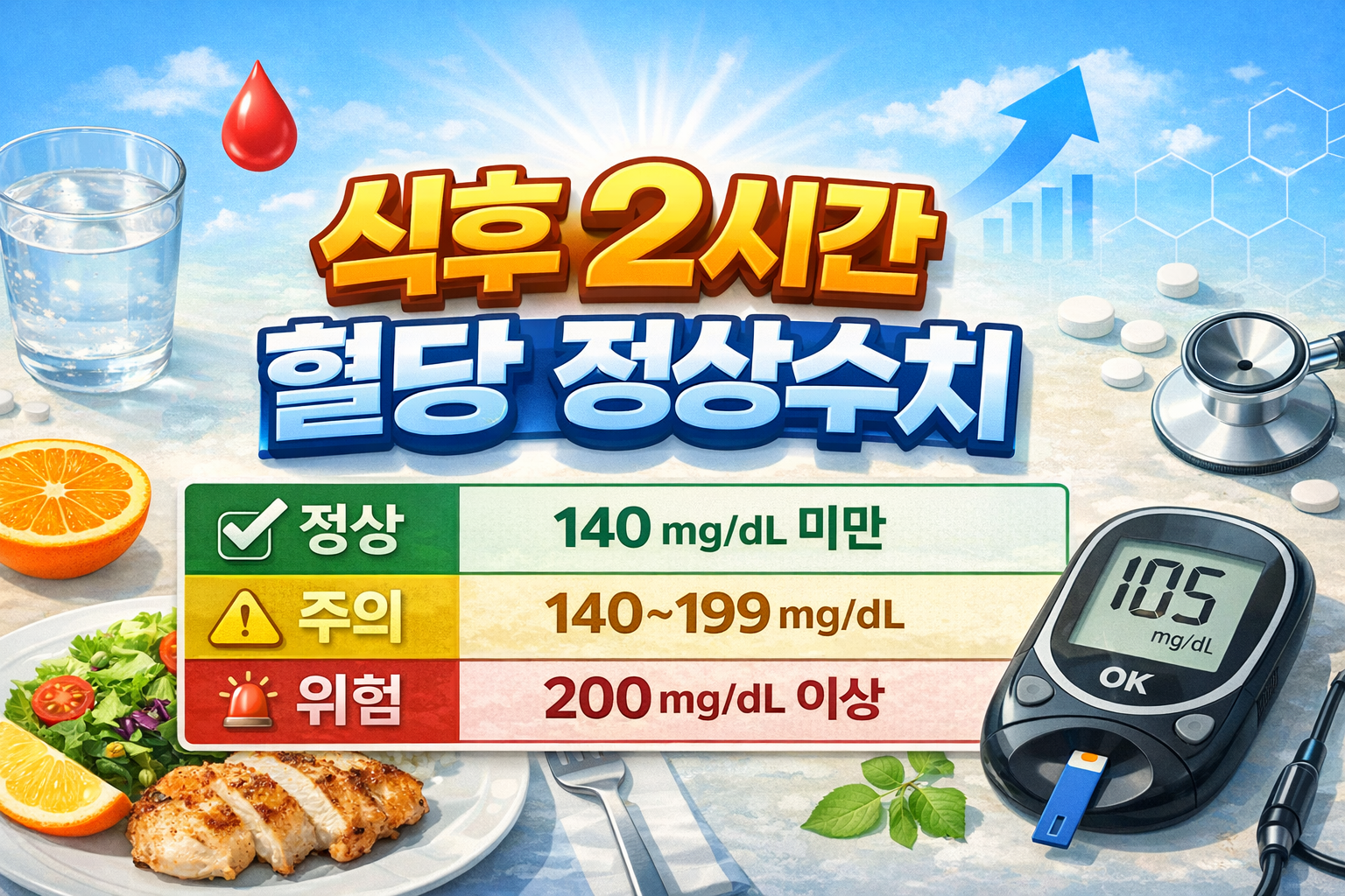 식후 혈당 정상 수치