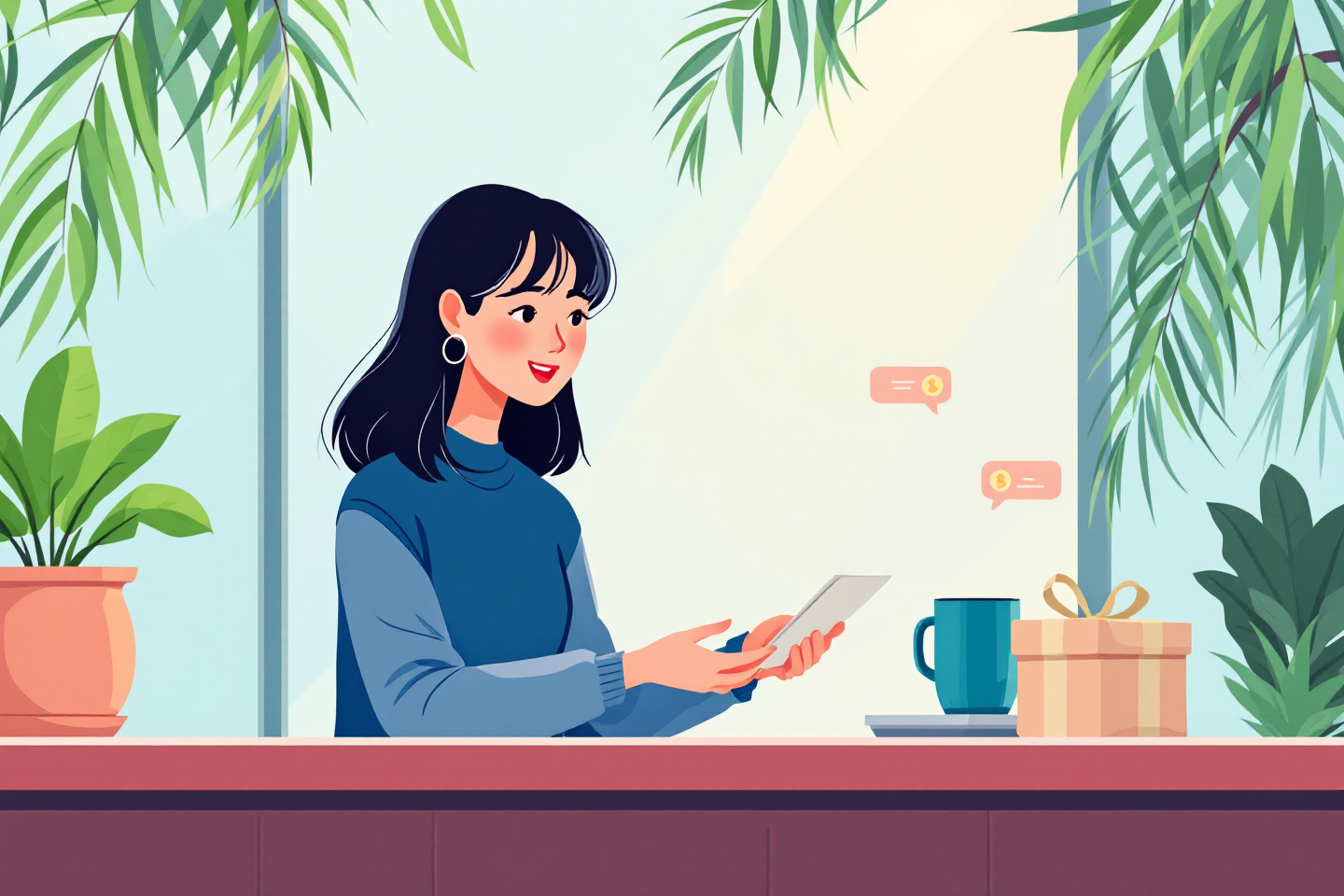 주담대 6억 제한 주택정책으로 은행에 대출 알아보는 모습