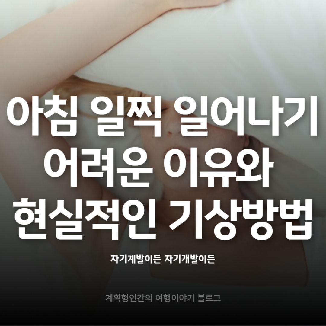 아침에-일찍-일어나기-어려운-이유와-현실적인-기상방법