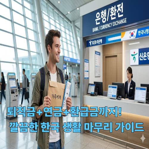 2026 외국인 4대 보험 탈퇴 가이드: 미환급금 없이 깔끔하게 귀국하기