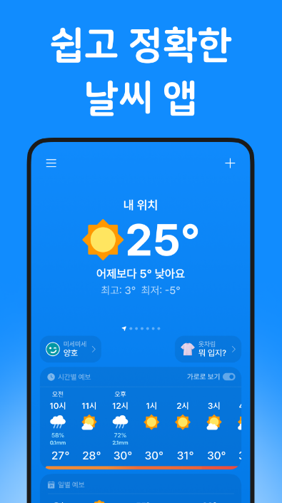 3. 쉽고 친근한 날씨 설명