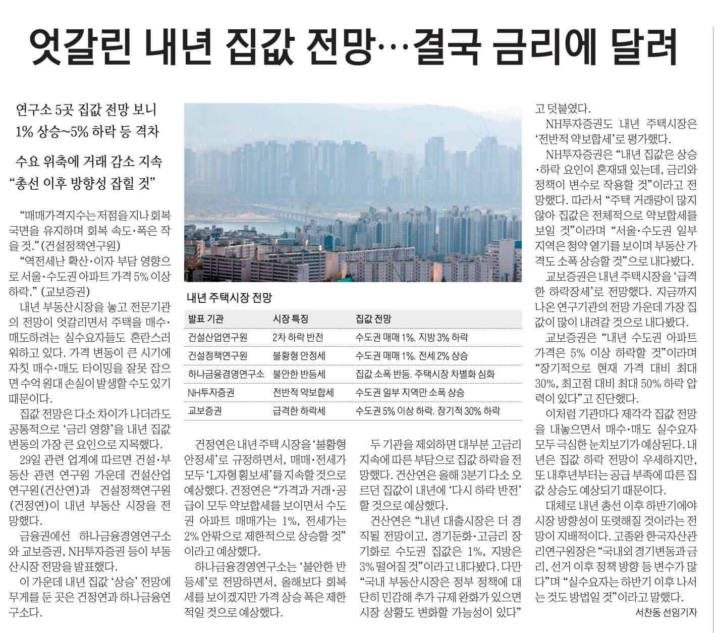 11월 30일 목 신문스크랩