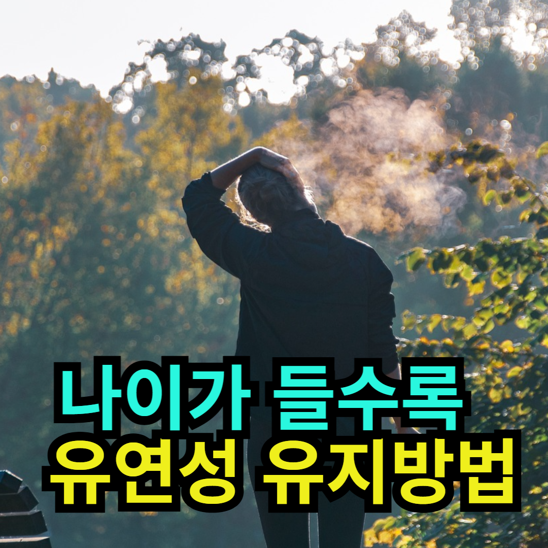 나이에 따른 유연성 유지 방법