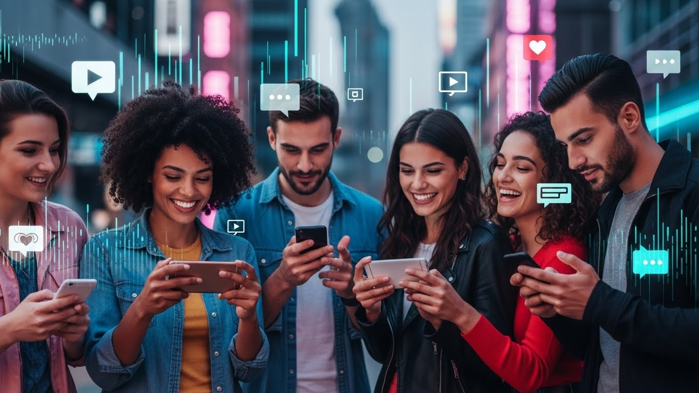 MZ세대가 숏폼 콘텐츠를 소비하고 상호작용하는 모습