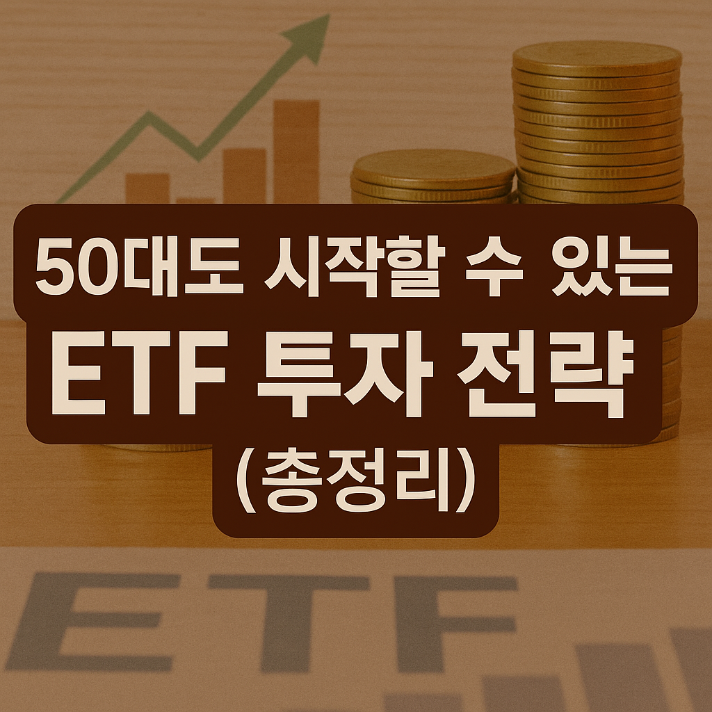 50대도 시작할 수 있는 ETF 투자 전략