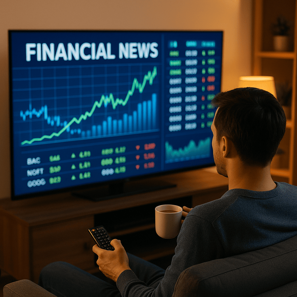 금융 뉴스 시청
