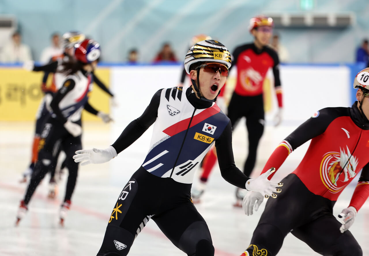 쇼트트랙 4차 월드투어 한국 금메달