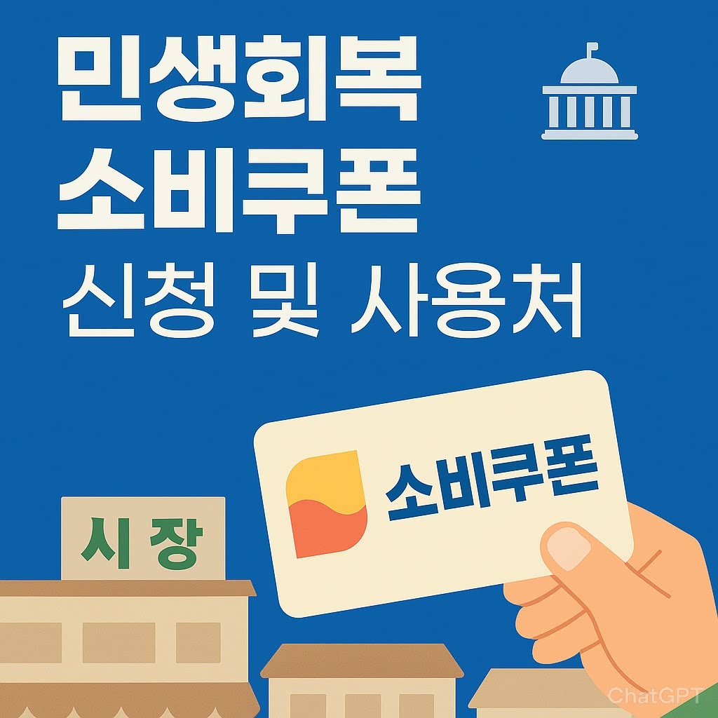 2025 민생회복 소비쿠폰 사용처 정리｜이마트, 쿠팡도 가능?