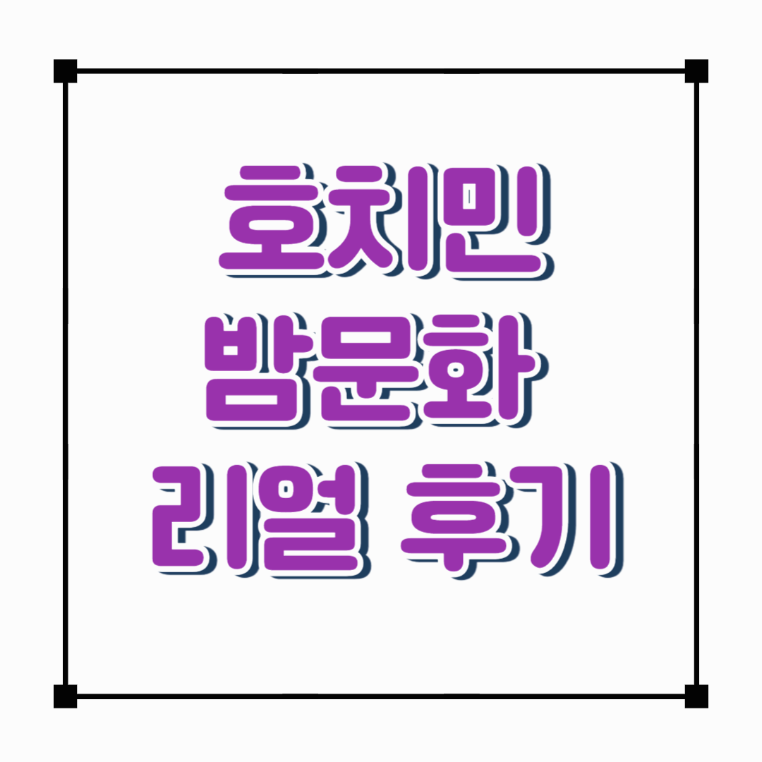 베트남 호치민 밤문화 리얼후기