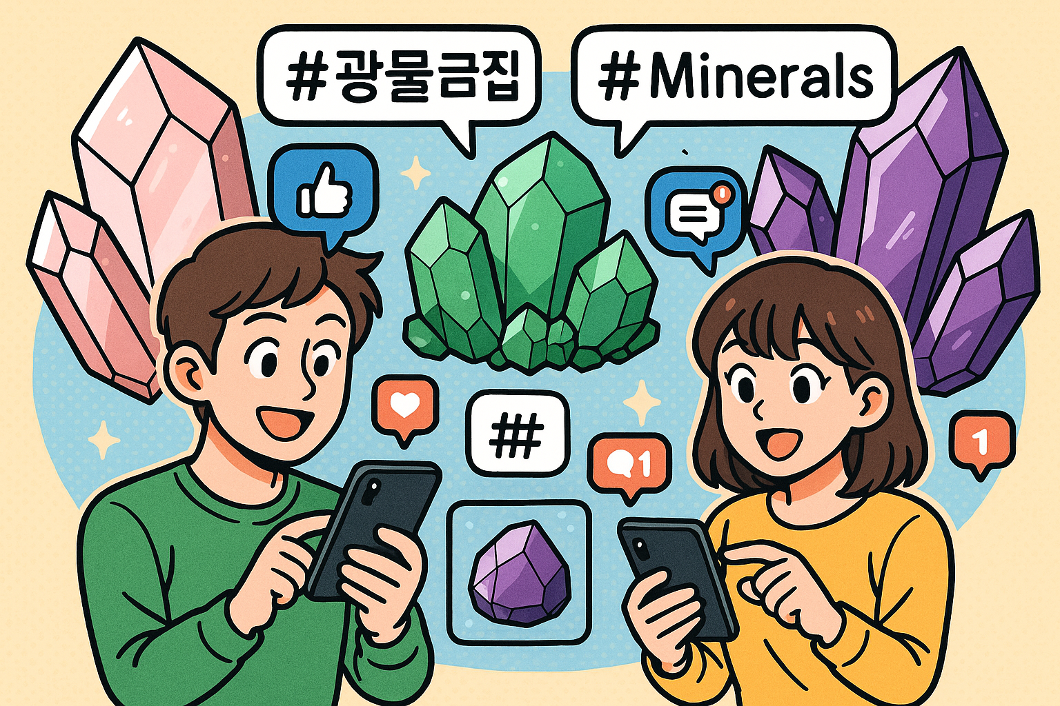 광물 이야기 ⑬ – 광물 수집과 SNS: 디지털 시대의 취미 공유법