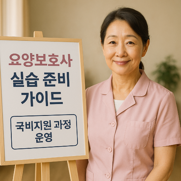 요양보호사 실습 준비 핵심 요약 가이드