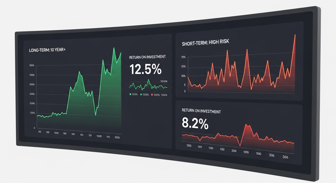 2026년 미국주식 투자 전략: 장기투자 vs 단기투자 수익률 결정적 차이 분석