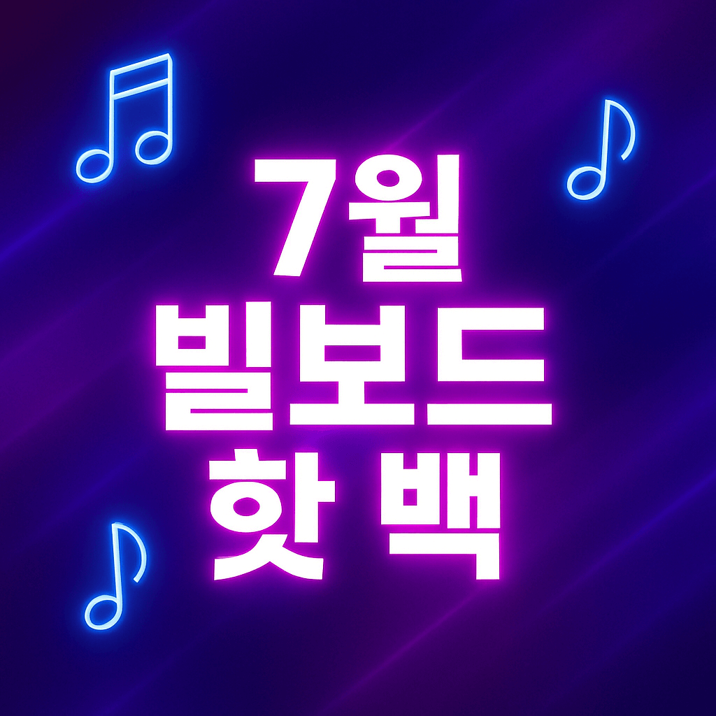 빌보드 핫백 2025-07 순위