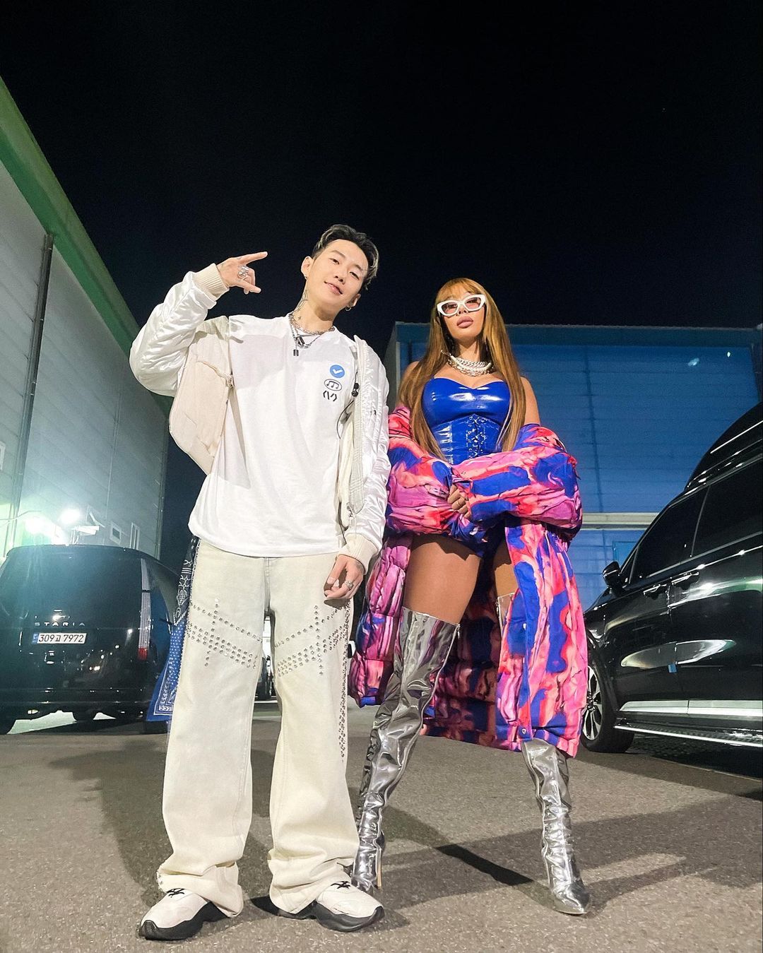 제시와 박재범 사진