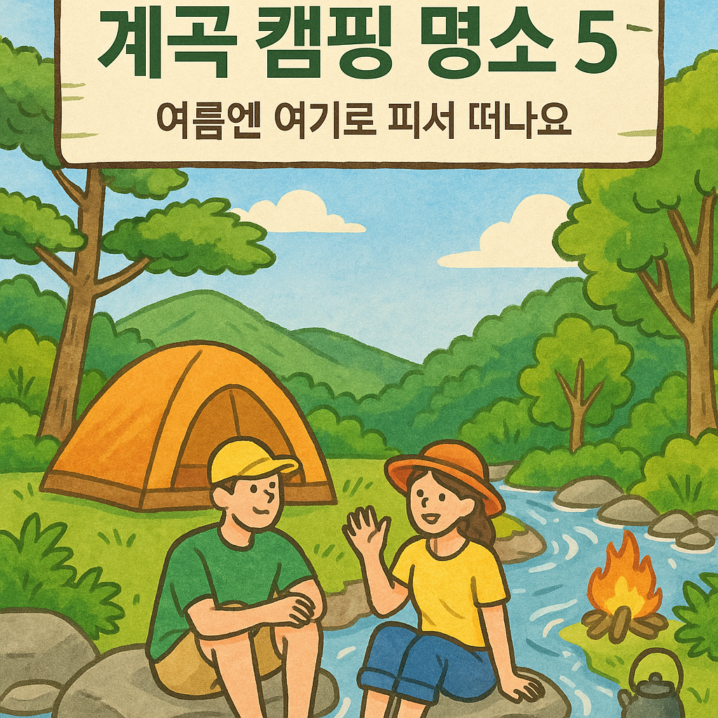 계곡 캠핑 명소