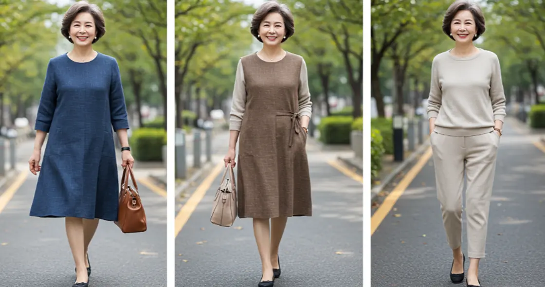 60대 여성 편안한 의류 코디법