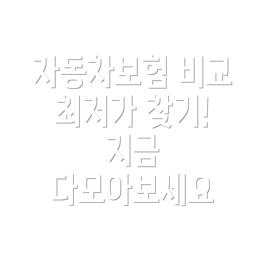 자동차보험 다모아