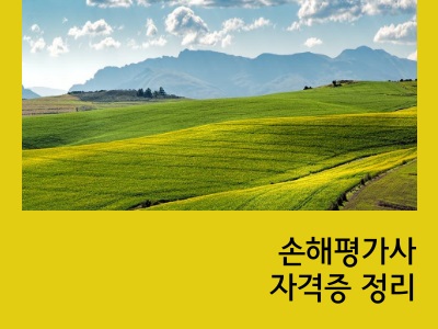 손해평가사