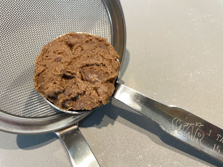 된장찌개 양념 - 된장 2큰술