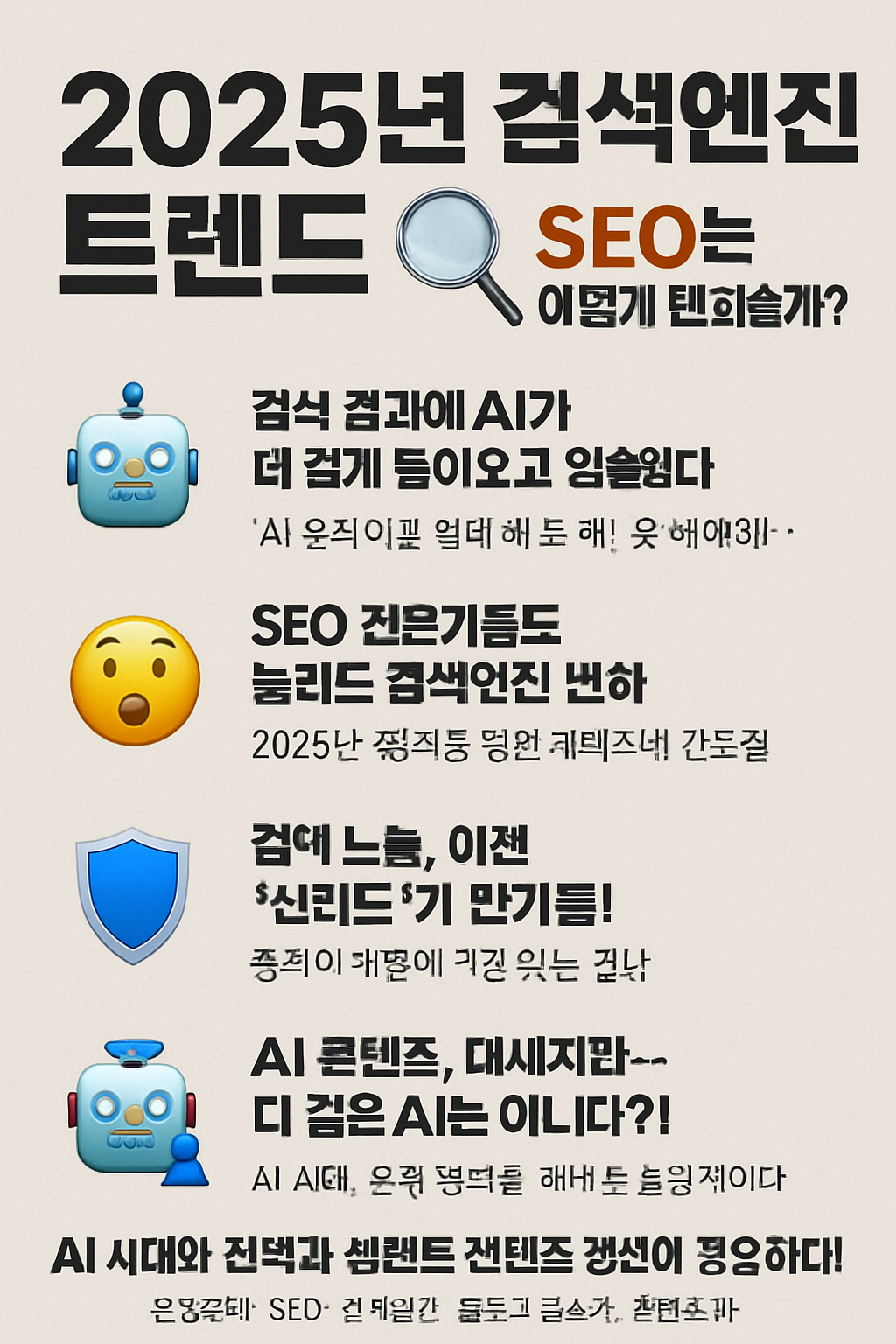 2025년 검색엔진 트렌드 🔍 SEO는 어떻게 변화할까?