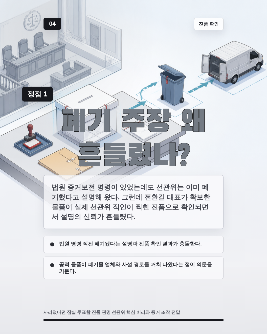 폐기 주장 왜 흔들렸나?