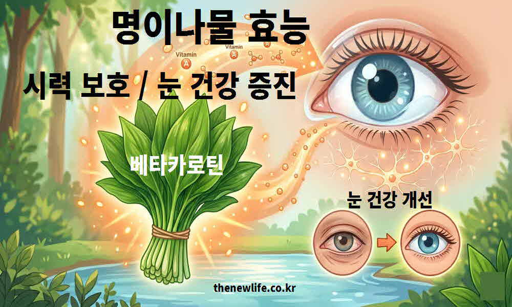 명이나물 효능 시력 보호 눈 건강