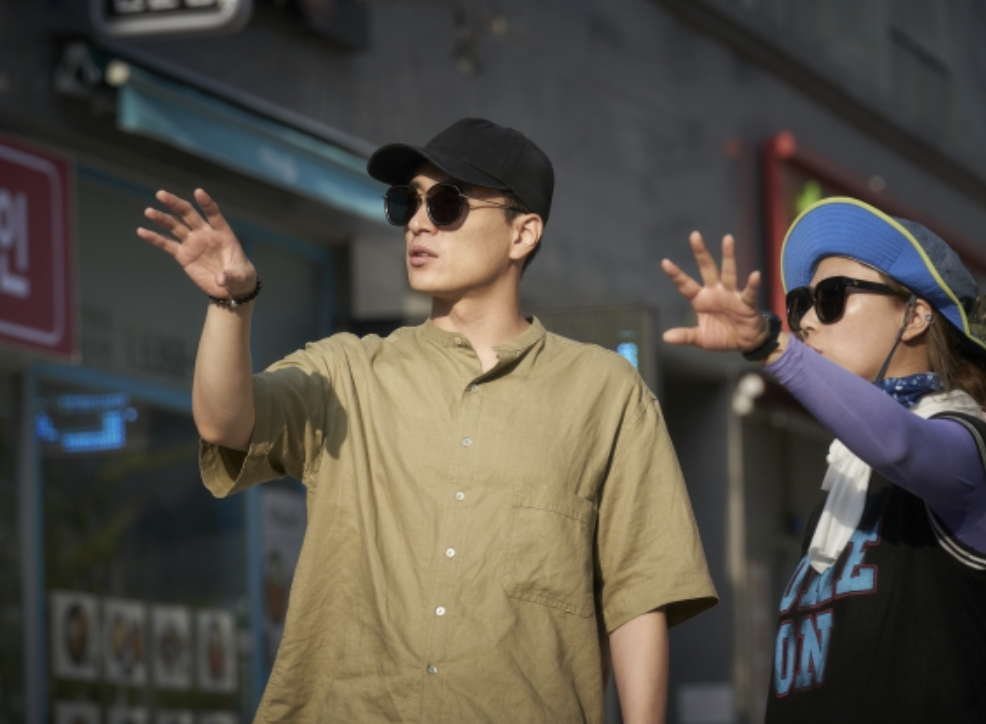 이병헌 감독 촬영장