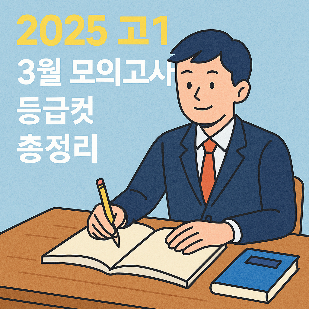 2025 고1 3월 모의고사 등급컷 총정리! 작년과 비교했을 때는?