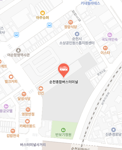 순천종합버스터미널 위치