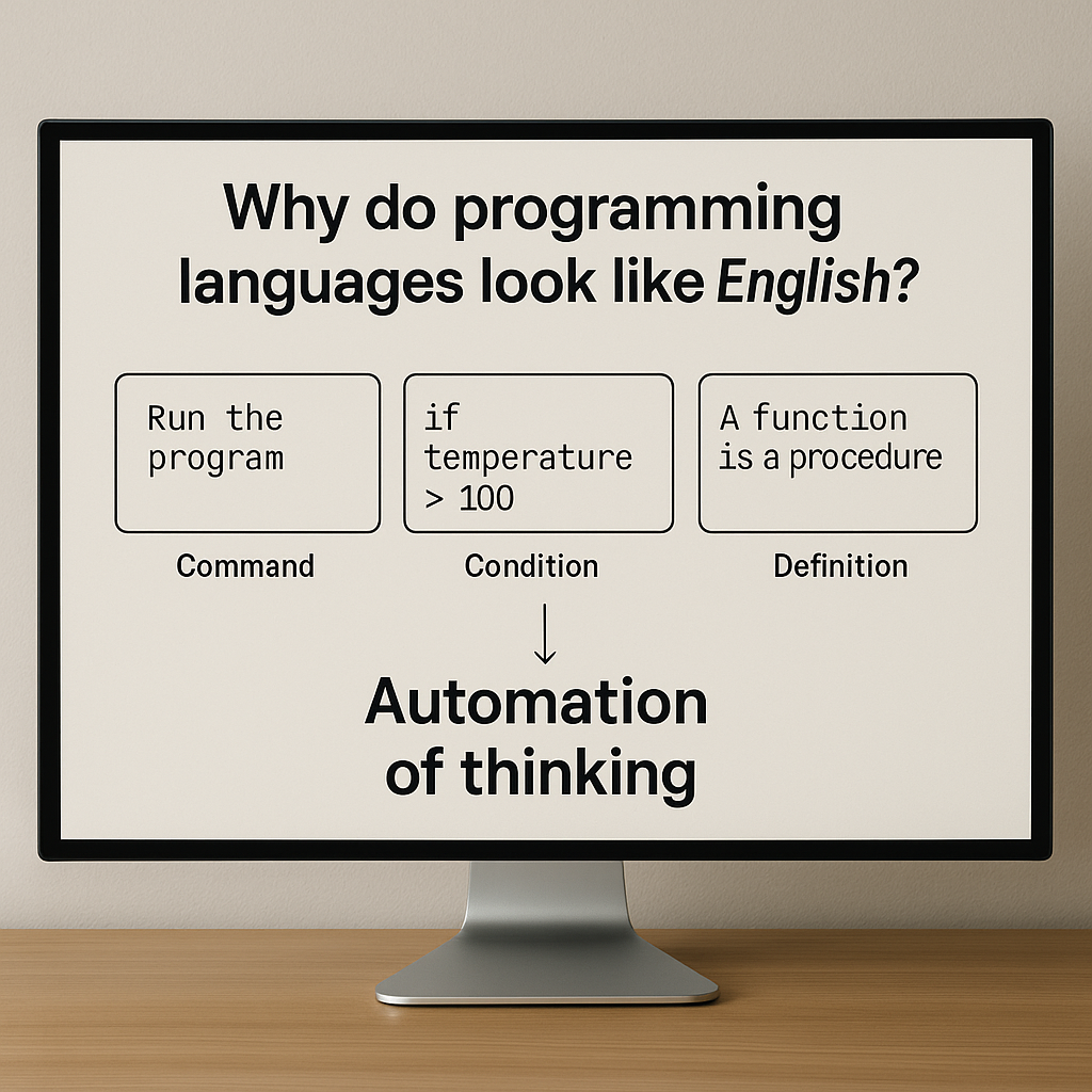 영어는 왜 ‘생각을 코드처럼 작성하는 언어’가 되었는가