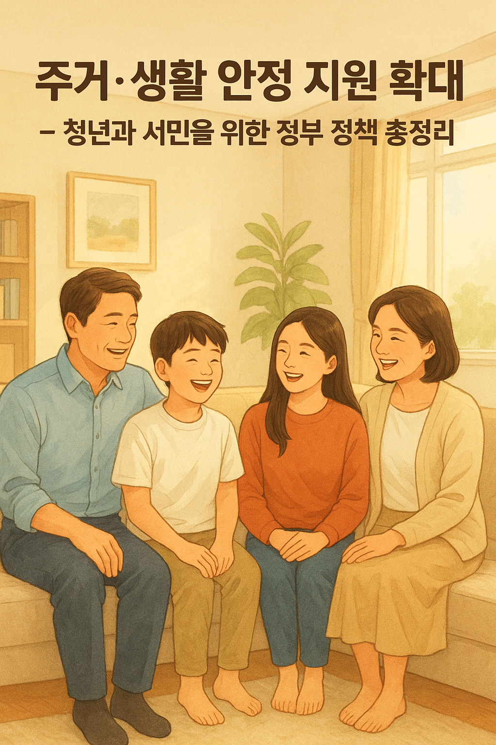 주거·생활 안정 지원 확대 – 청년과 서민을 위한 정부 정책 총정리
