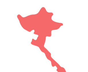 베트남 지도 한글판 한눈에 보기