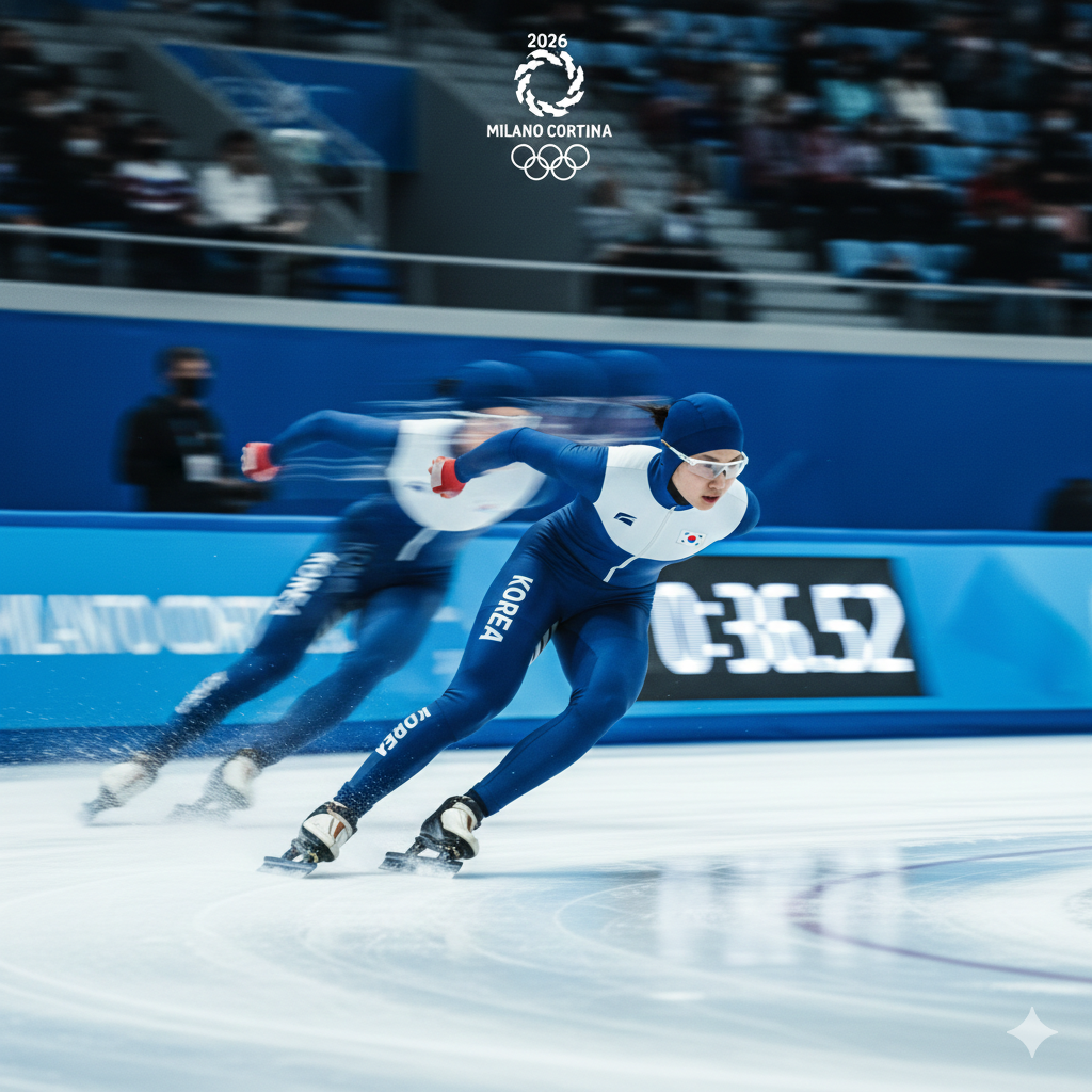 "빙판 위의 100m 달리기를 보라" 2026 스피드 스케이팅 완벽 가이드