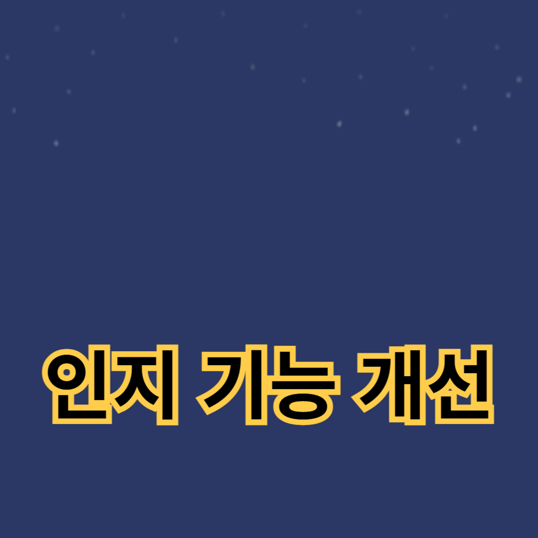 치매 예방을 위한 인지 기능 개선과 식습관 향상 방법